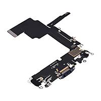 Genuine iPhone 15 Pro - Replacement Charging Port Flex Cable With Microphone - Original - Reclaimed - Blue Titanium