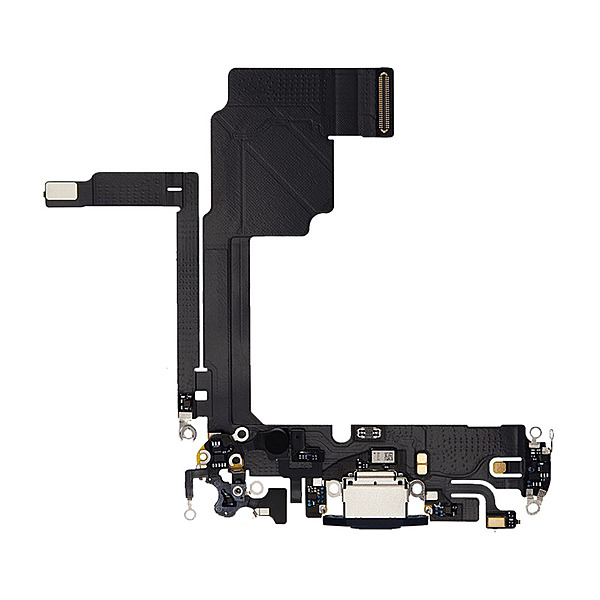 Genuine iPhone 15 Pro - Replacement Charging Port Flex Cable With Microphone - Original - Reclaimed - Blue Titanium