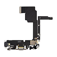 Genuine iPhone 15 Pro - Replacement Charging Port Flex Cable With Microphone - Original - Reclaimed - Natural Titanium
