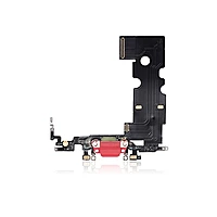 Genuine Apple iPhone SE (2nd Gen) - Replacement Lightning Charge Port Flex Assembly - Microphone - Red - Original