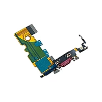 Genuine Apple iPhone SE (2nd Gen) - Replacement Lightning Charge Port Flex Assembly - Microphone - Red - Original
