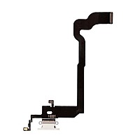 Apple iPhone X - Replacement Charging Port Flex With Microphone - White