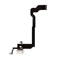 Apple iPhone X - Replacement Charging Port Flex With Microphone - White