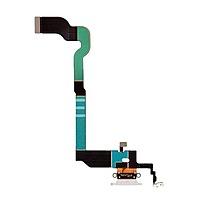 Apple iPhone X - Replacement Charging Port Flex With Microphone - White