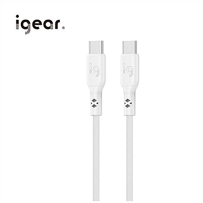 iGear Type C to Type C 1M 60W Premium Nylon Braided Cable