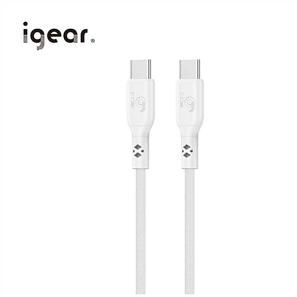 iGear Type C to Type C 1M 60W Premium Nylon Braided Cable