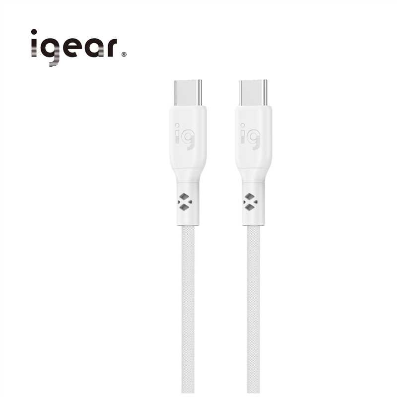 iGear Type C to Type C 1M 60W Premium Nylon Braided Cable