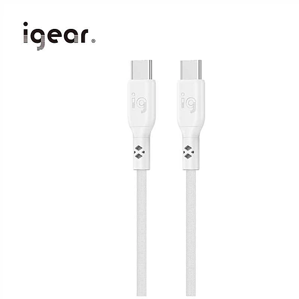 iGear Type C to C 2M 60W Premium Nylon Braided Cable