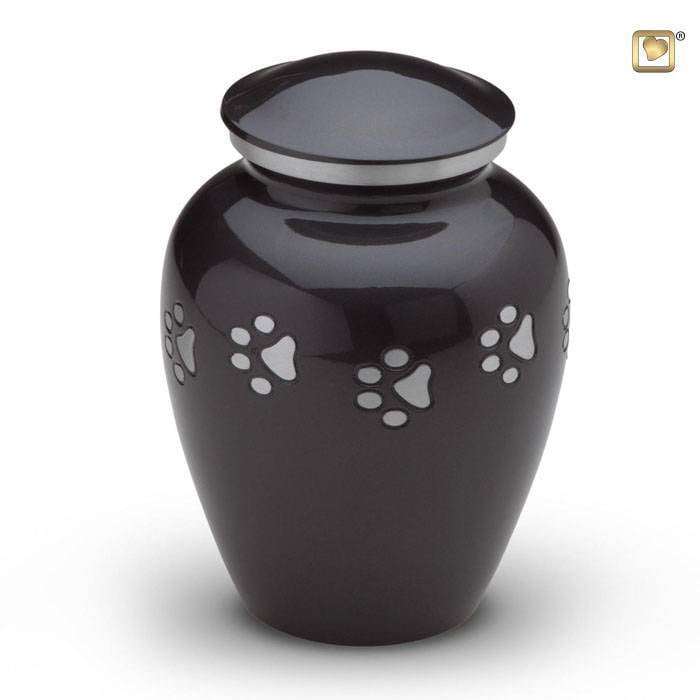 Messing dierenurn medium zwart Messing dierenurn medium zwart