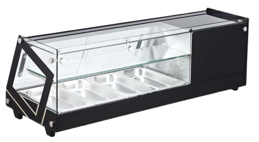 Enfriadores de tapas para cubetas grupo incorporado doble piso cristal plano ETPR-4 D