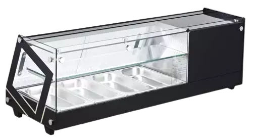 Enfriadores de tapas para cubetas grupo incorporado doble piso cristal plano ETPR-4 D