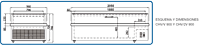 Isla de conservación de congelados CHV/V 900