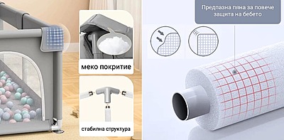 НАЙ-ВИСОК КЛАС кошара за игра - Различни размери НАЙ-ВИСОК КЛАС кошара за игра - Различни размери