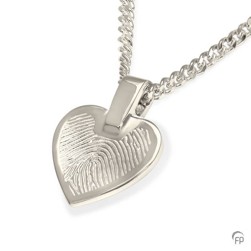 Hanger met fingerprinthart Hanger met fingerprinthart