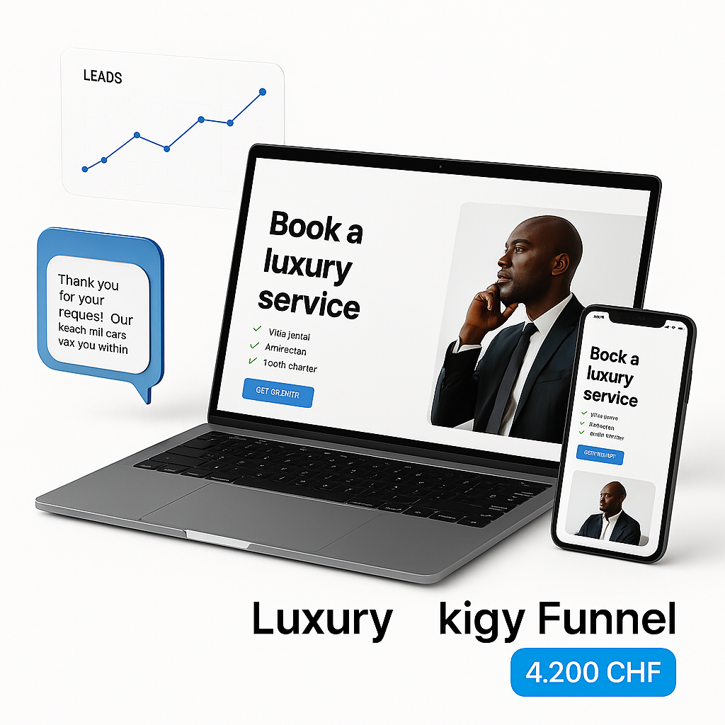 Luxury Booking & AI White Glove Funnel