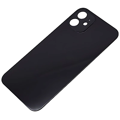 Apple iPhone 12 Mini - Replacement Back , Rear Glass Big Hole Camera - Black