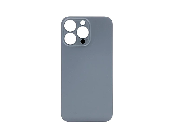 For Apple iPhone 13 Pro Max - Bigger Camera Hole Back Glass (no logo) - Blue