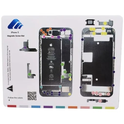 Apple iPhone 8 Plus Magnetic Easy Manage Project Mat , Screw Management Diagram