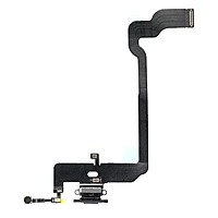 Apple iPhone XS - Replacement Lightning Charge Port Flex Assembly With Microphone - Black - VE