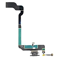 Apple iPhone XS - Replacement Lightning Charge Port Flex Assembly With Microphone - Black - VE