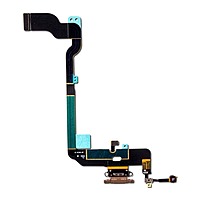 Apple iPhone XS - Replacement Lightning Charge Port Flex Assembly With Microphone - Gold - VE