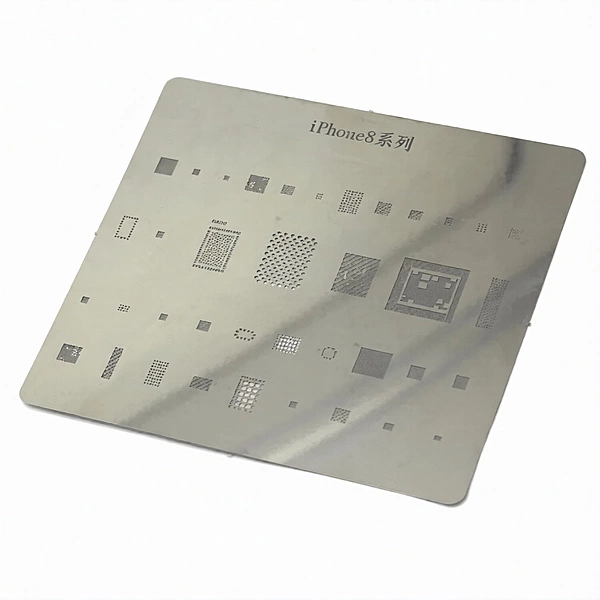 Apple iPhone 8 - IC Chip BGA Direct Heating Reballing Stencil Template