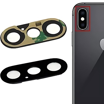 For Apple iPhone XS - Replacement Rear Sapphire Glass Camera Lens With Adhesive
