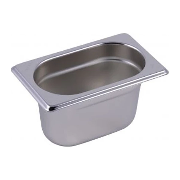 Kit de 10 cubetas inox GN 1/9 de 10 cm de fondo Eratos KC-160