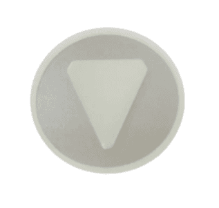 Pressel push button kone monospace " arrow down " white kss 420 421 (sku: km804340g092 4095938-pn kz07730) (SKU: KM804340G092 4095938-PN KZ07730)