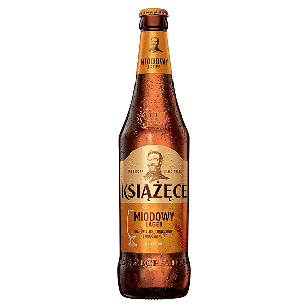 KSIAZECE MIODOWE (honey beer) BOTTLE