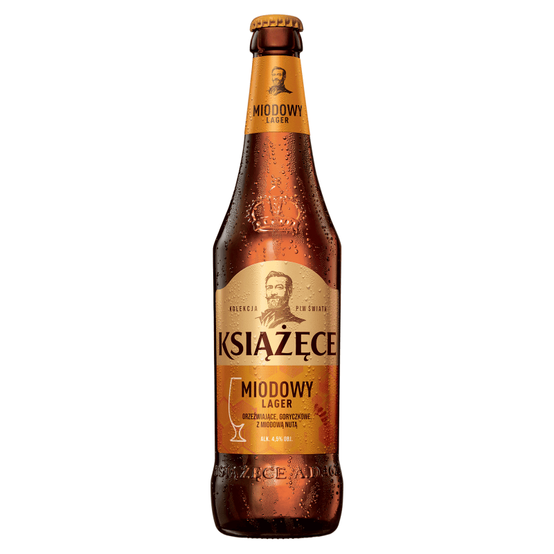 KSIAZECE MIODOWE (honey beer) BOTTLE