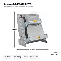Medidas Savemah DRV 420 RP TG: 60 x 43.5 x 79 cm