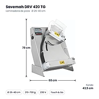 Medidas Savemah DRV 420 TG: 60 x 43.5 x 79 cm