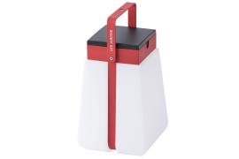 LES JARDINS - Lampe solaire Bump Rouge - 300 lumens