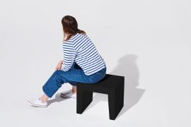 FATBOY - Recycled concrete seat - Black FATBOY - Recycled concrete seat - Black