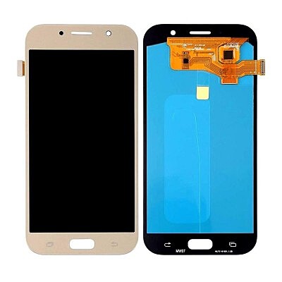 For Samsung Galaxy A7 2017 A720 - Replacement AMOLED Touch Screen Assembly - Gold - OEM