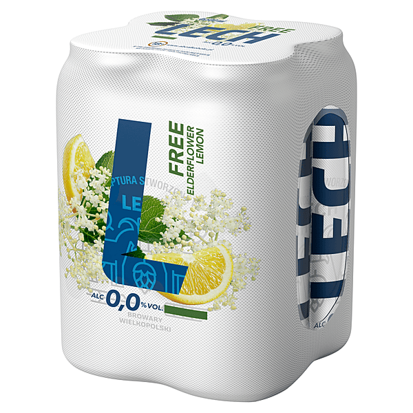 LECH FREE ELDEFLOWER LEMON (KWIAT BZU CYTRYNA) 0.00% CAN