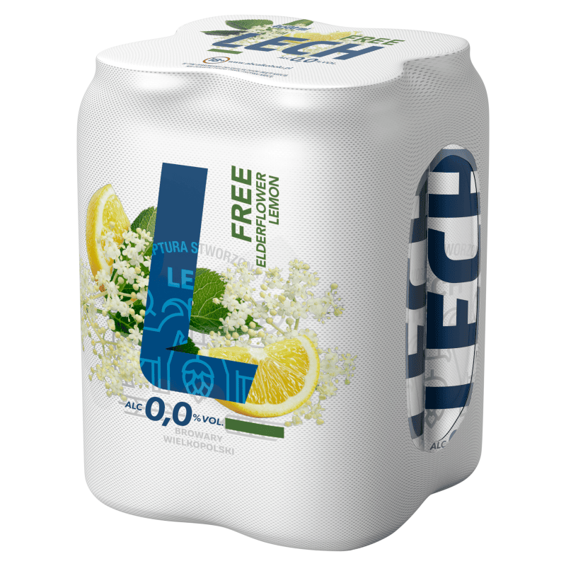 LECH FREE ELDEFLOWER LEMON (KWIAT BZU CYTRYNA) 0.00% CAN