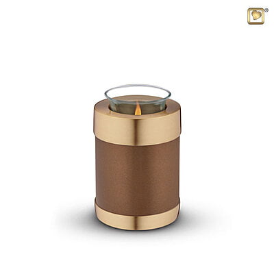 Messing kaarshouder bruin