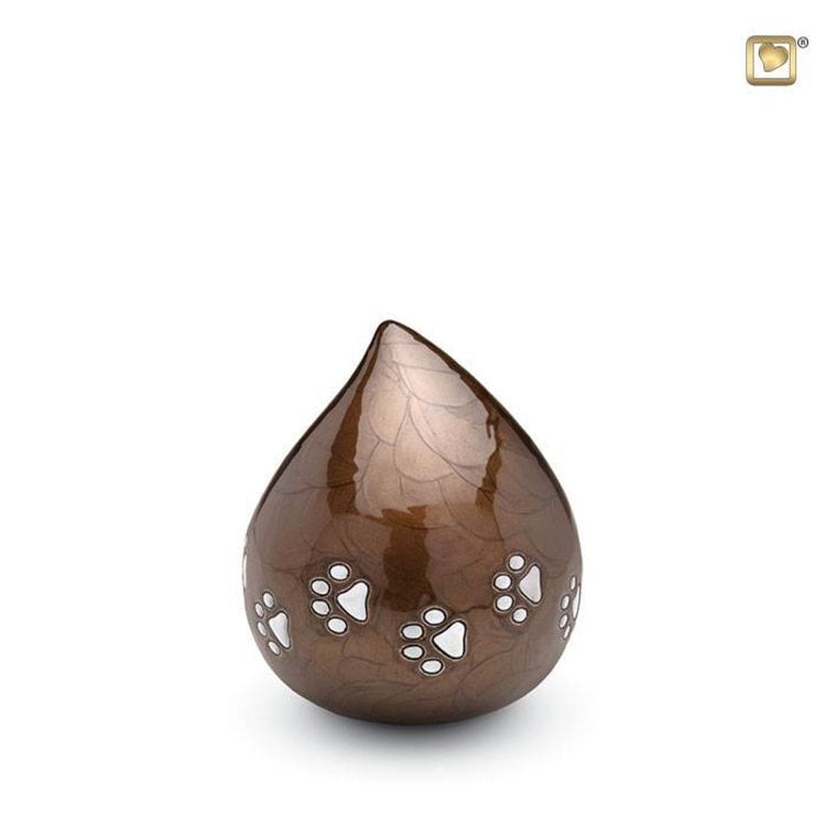 Messing dierenurn Love Drop Messing dierenurn Love Drop