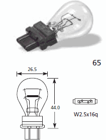 Lucas 180 Bulb Lucas 180 12V 27/7W