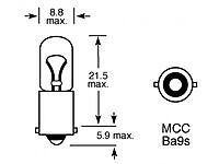 Lucas 233 Bulb 12v 4w Ba9s MCC