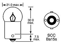 Lucas 245 Bulb 12v 10w Ba15s SCC