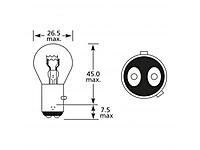 Lucas 383 Bulb 12v 21/5w BaW15d S25 'E'
