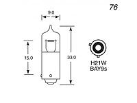 Lucas 435 Bulb 24v H21w