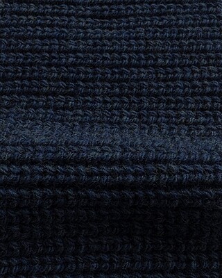 Cardigan col châle cachemire - Marine