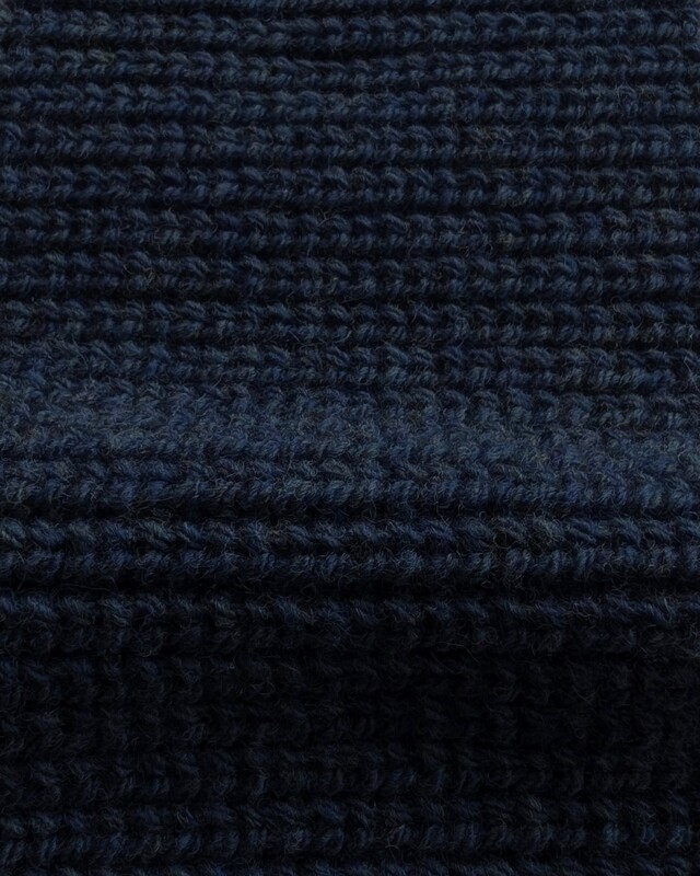 Cardigan col châle cachemire - Marine