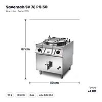 Medidas Savemah SV 78 PGI50: 80 x 73 x 87 cm