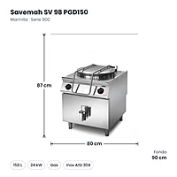 Medidas Savemah SV 98 PGD150: 80 x 90 x 87 cm