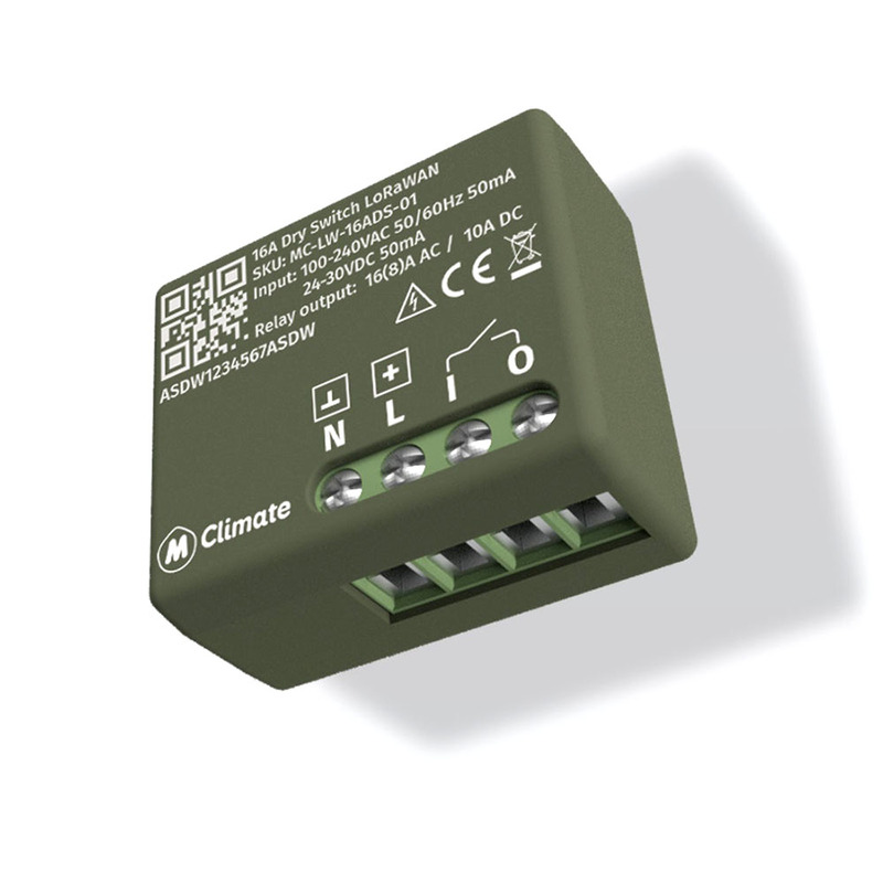 MClimate 16A Dry Switch LoRaWAN Relay
